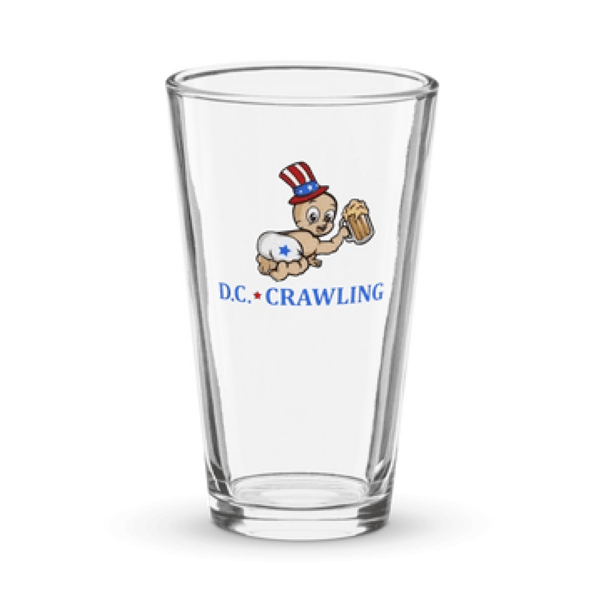 a clear plastic cup next to a glass of water